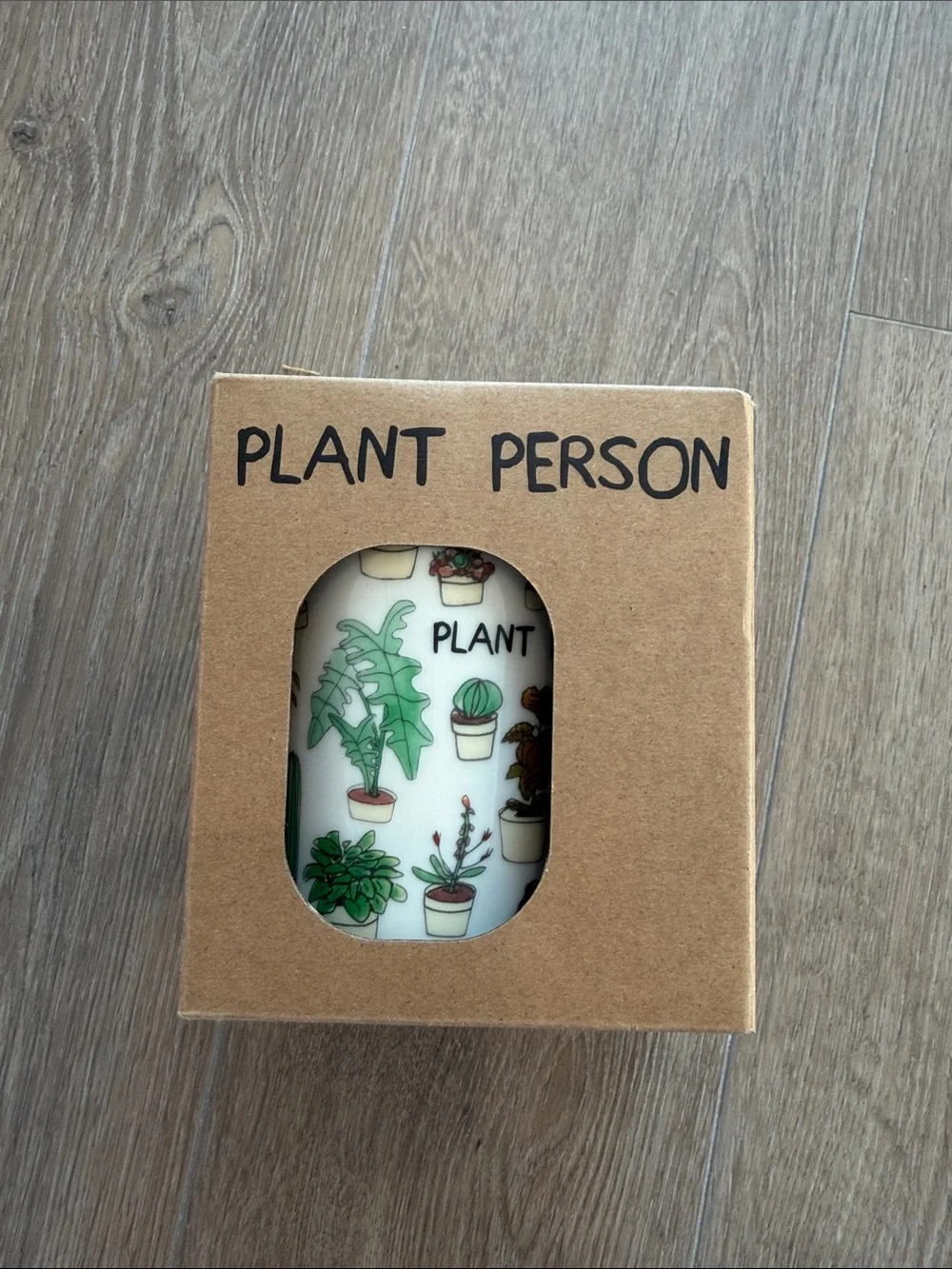 Plant Person Ceramic Mug - Green Plant Print